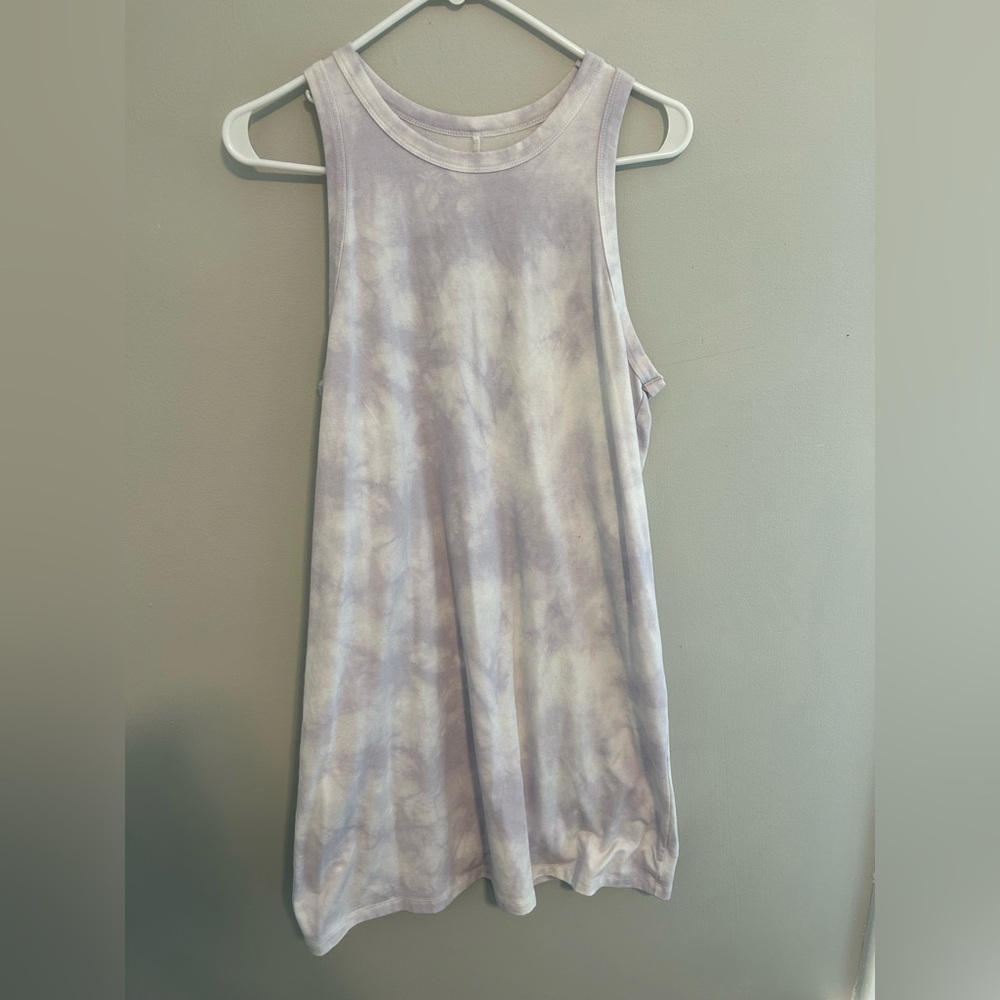 Tie dye tank top dress